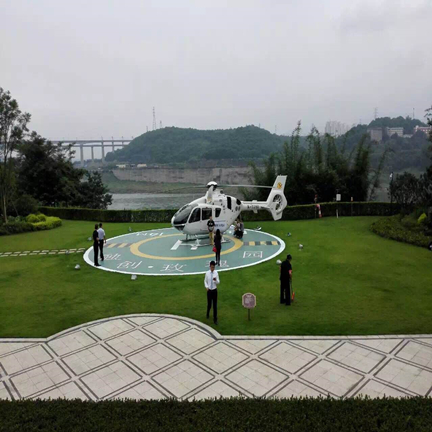 山东潍坊市坊子区急救援直升机停机坪建成并投入使用